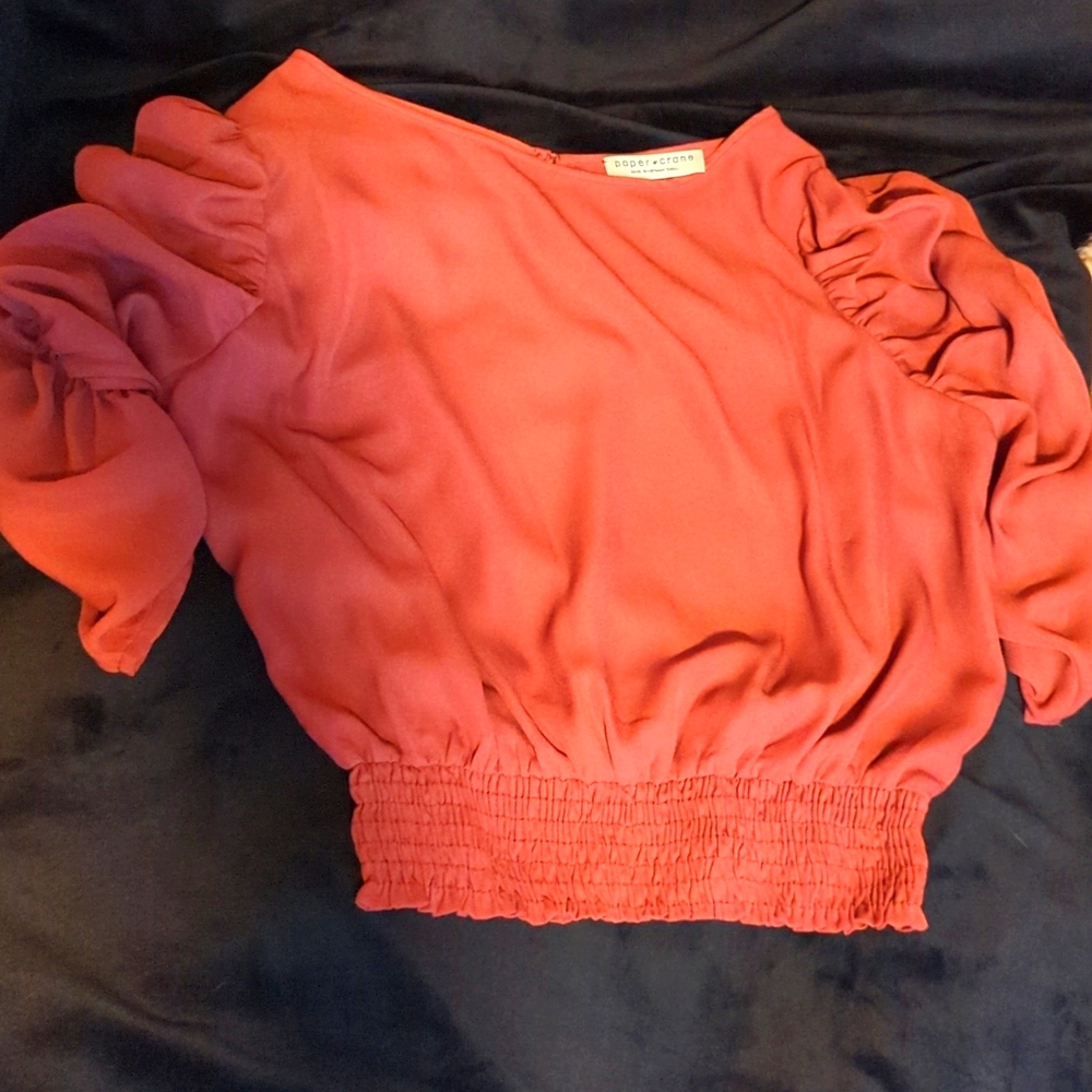 Crepe Blush Blouse